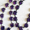 The "Evelyn" Swarovski Crystal necklace In Purple