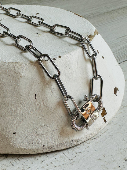 LOVE Clipped to my heart Necklace