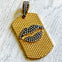 Gold Zircon Rectangle Charms - MYON
