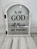 ALL THINGS JOY/LOVE DOOR PLAQUE