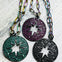 Aurora Mini Paperclip Pave Circle Star Necklace - Emma Evelyn Jewelry Guangzhou Laursain Jewelry Co - Emma Lou's Boutique