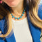 Aquamarine Heart Crystal Necklace
