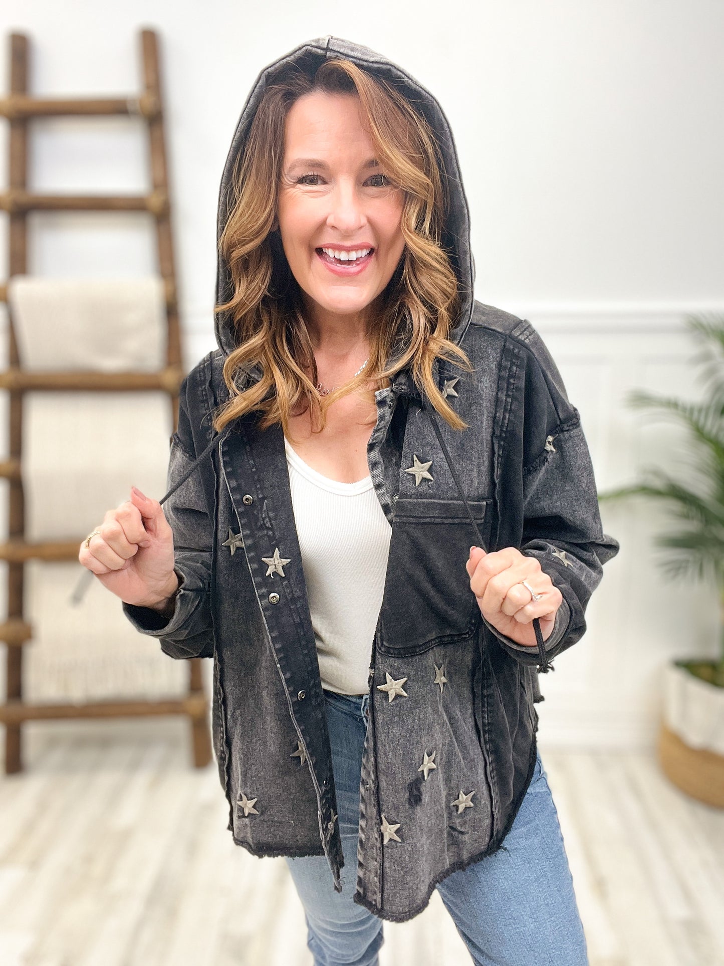 STAR EMBROIDERY JACKET