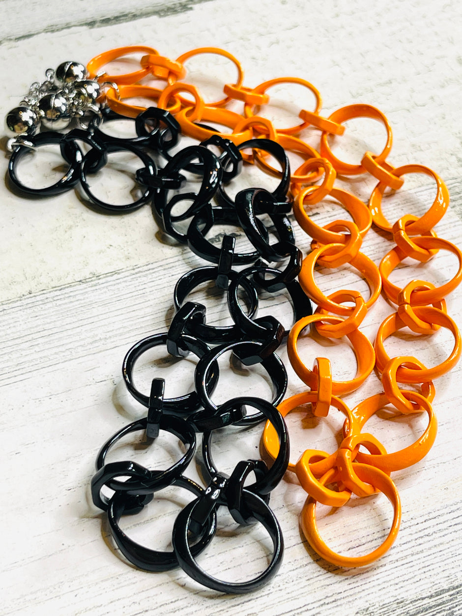Large Circle Connector Necklace