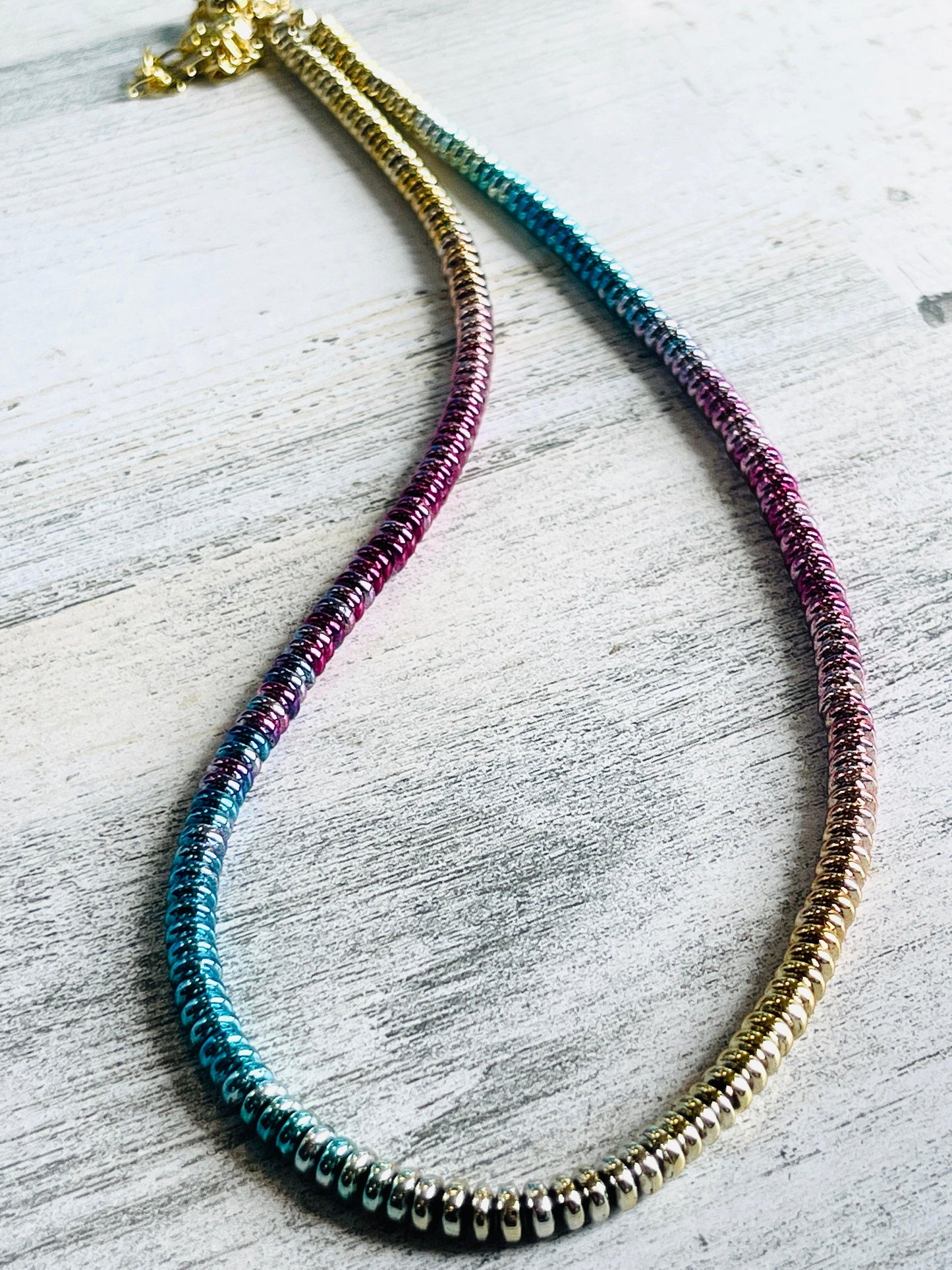 Aurora Ombre Bead Necklace - Emma Evelyn Jewelry Guangzhou Laursain Jewelry Co., - Emma Lou's Boutique