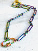 Aurora Chain with Carabiner Necklace - Emma Lou's Boutique - Emma Lou's Boutique