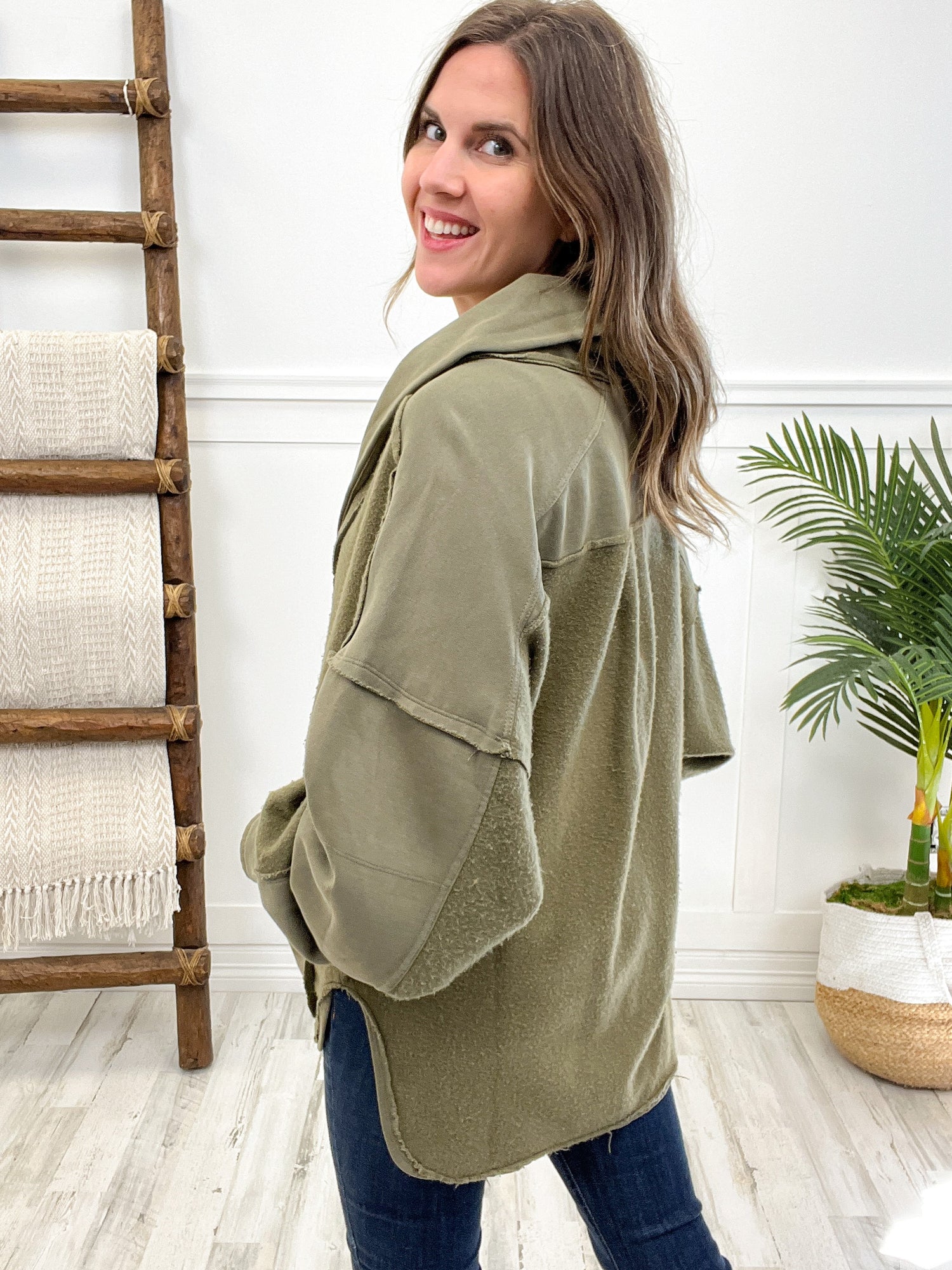 Mineral Wash Jacket with Pockets
