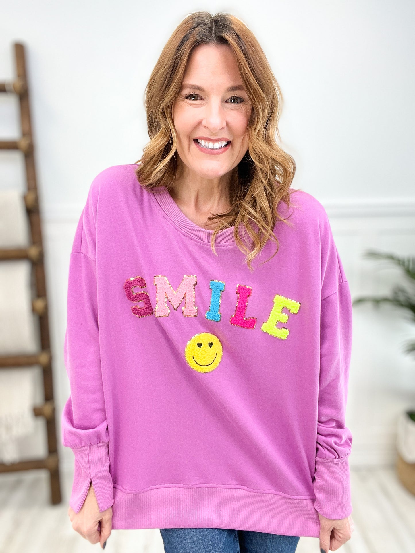 Flash a Smile French Terry Top