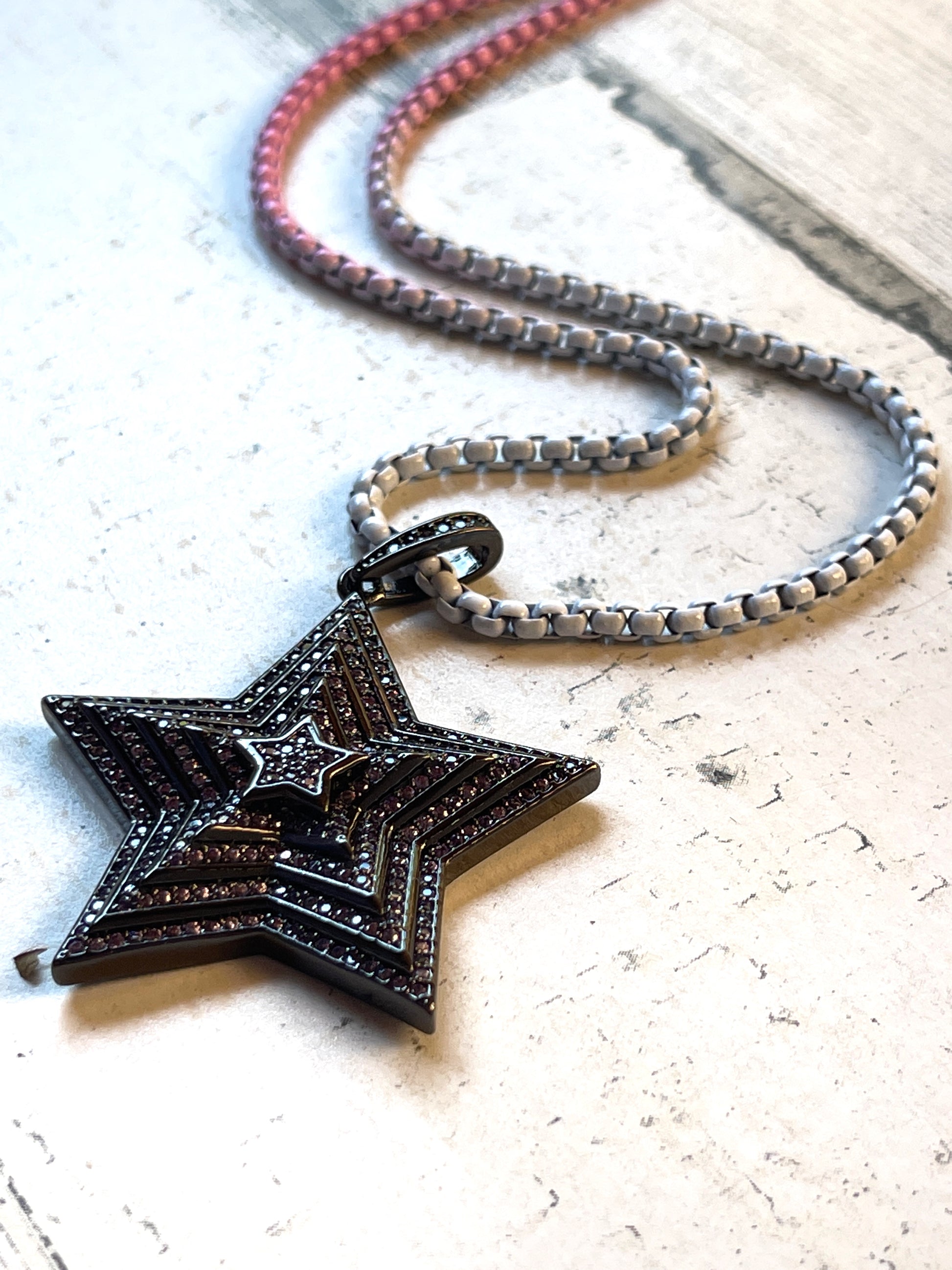Never Ending Collection Star Ombre Necklace