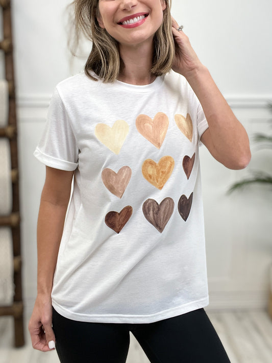 Be Kind Heart Short Sleeve Top