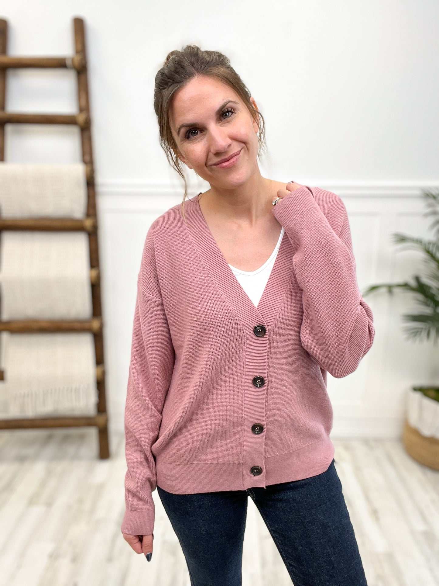 VISCOSE SWEATER CARDIGAN