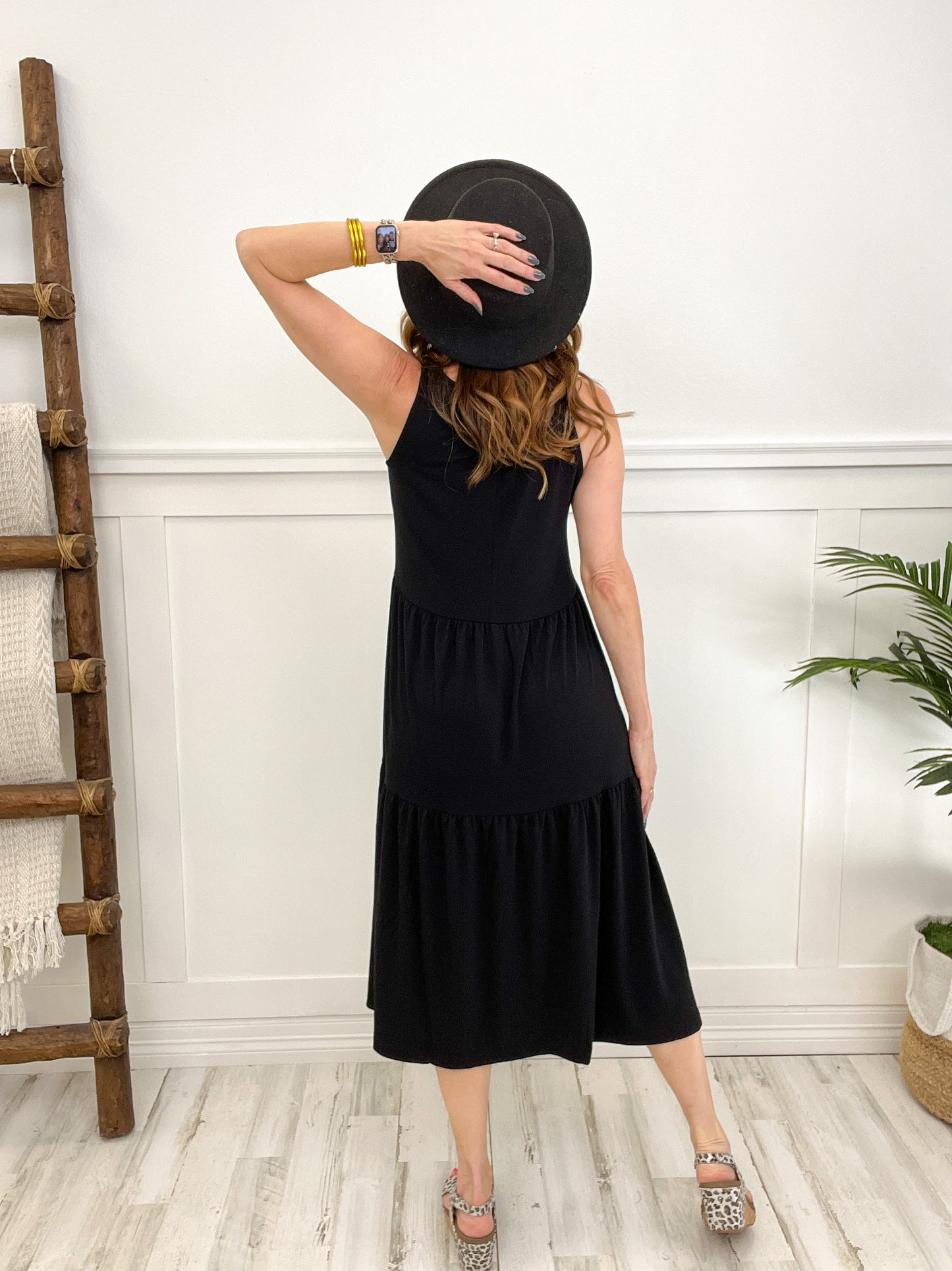 Cherished Moments Tiered Midi Dress