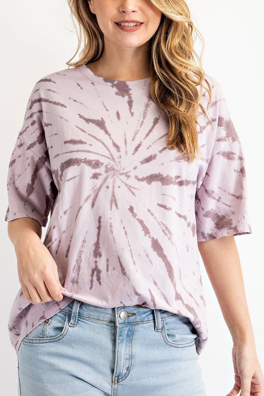 Tie Dye Washed Cotton Top