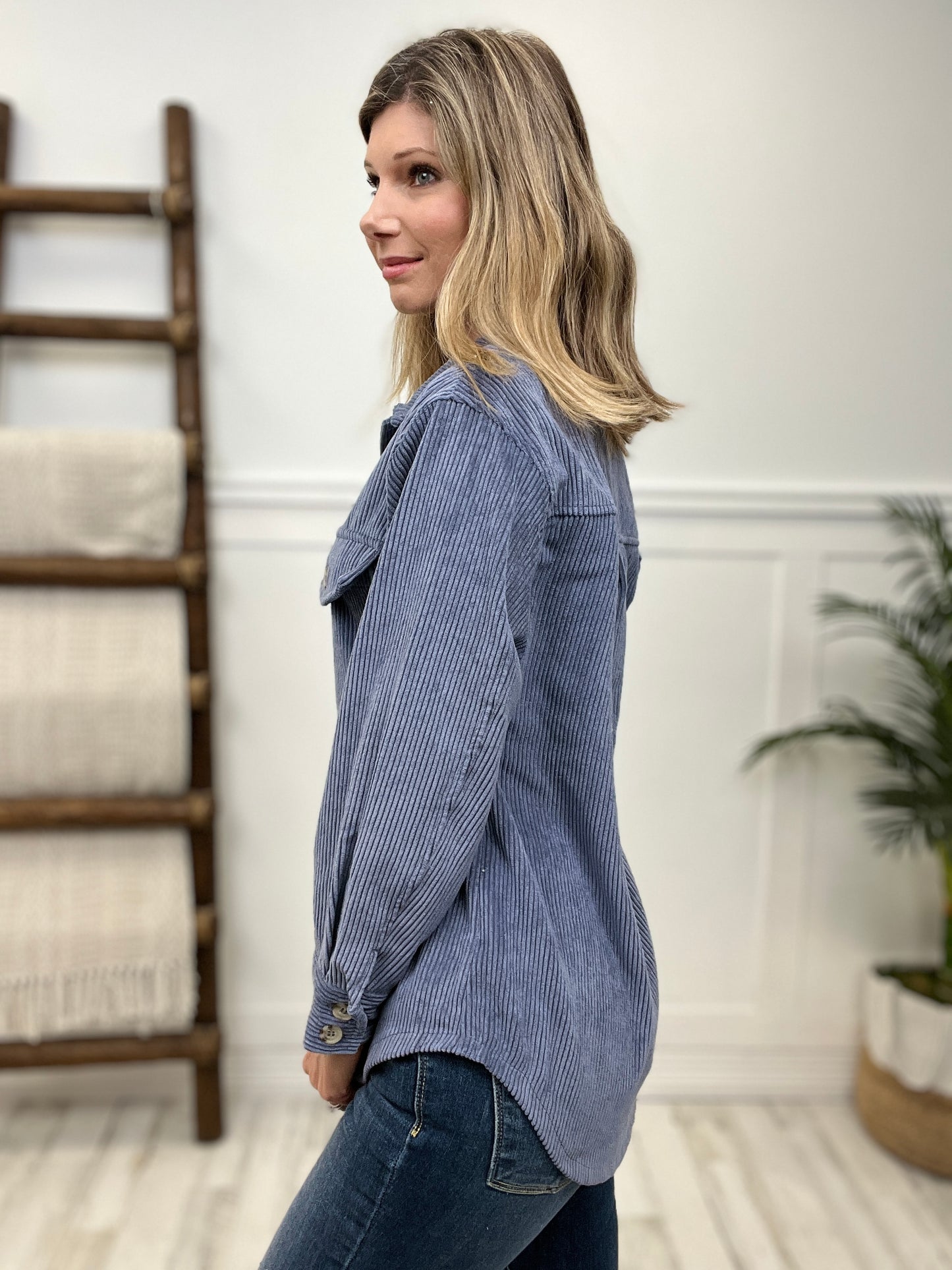 Long Sleeve Button Down Top
