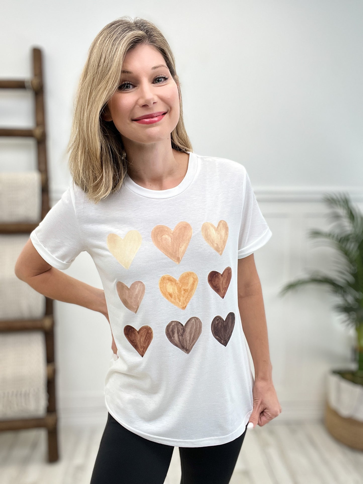 Be Kind Heart Short Sleeve Top