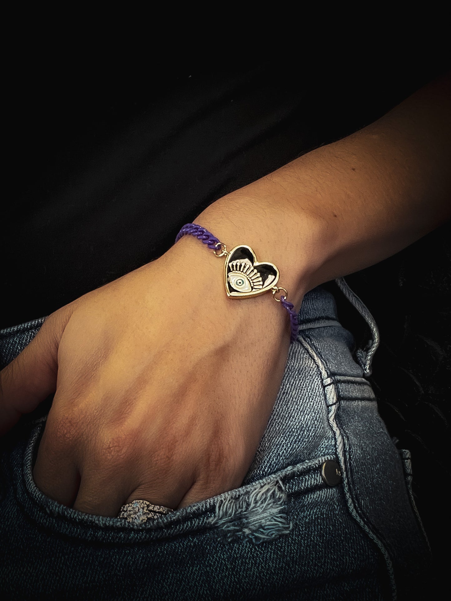 Evil Eye Enamel Bracelet