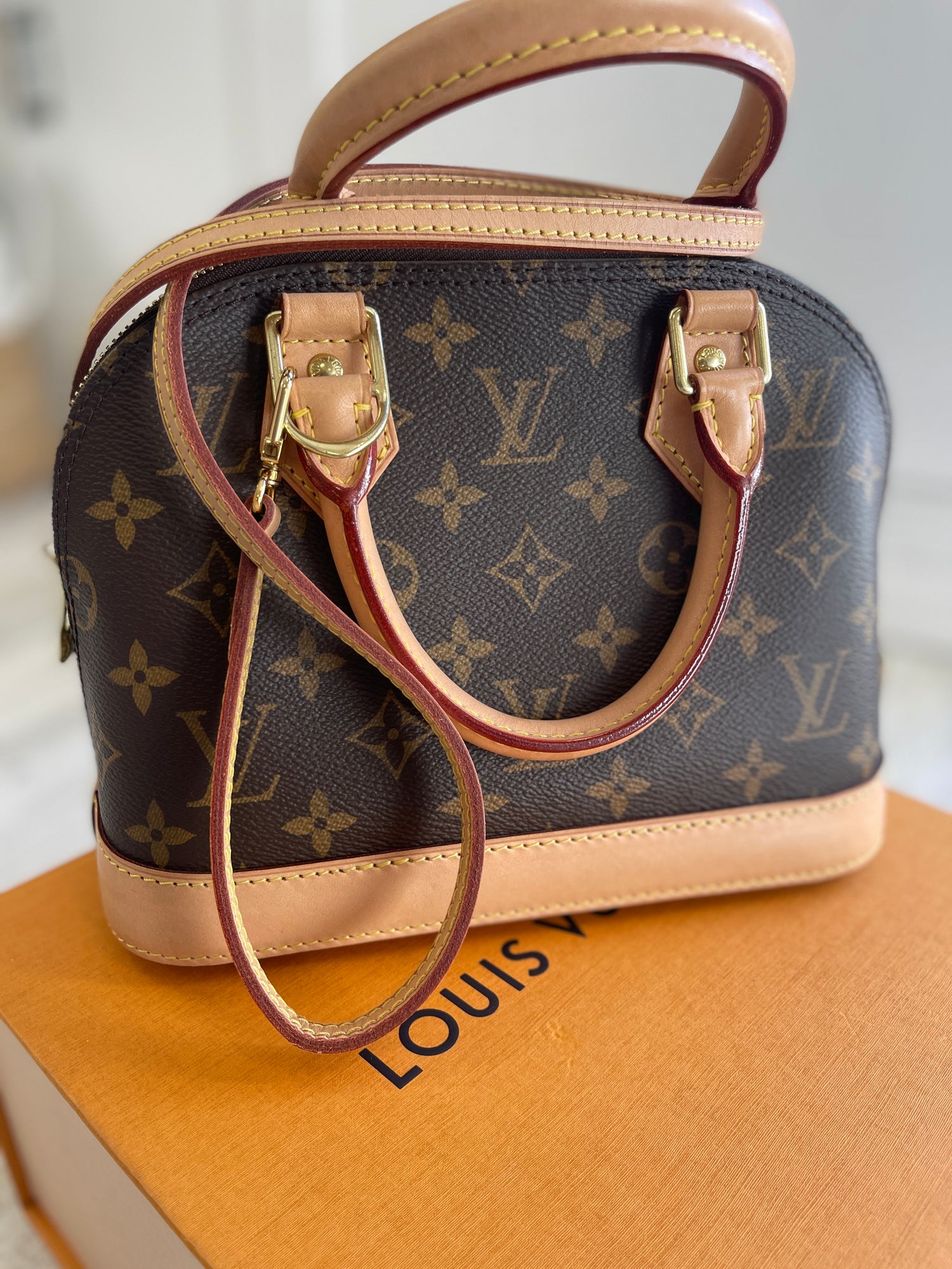 Bb Monogram Louis Vuitton Alma Beige Alma Bag Louis Vuitton Price