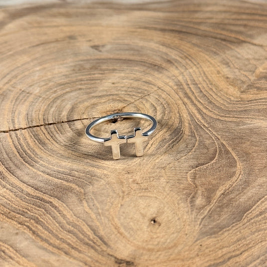 Double Smooth Cross Ring