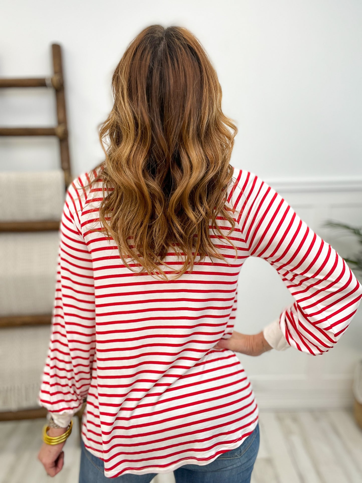 Love and Stripes Long Sleeve Top