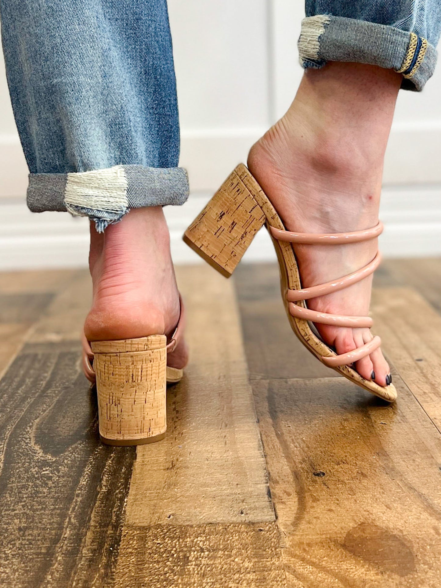 Corkys Dreamy Chunky Heel Sandals