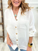 Gauzy Button Down Top