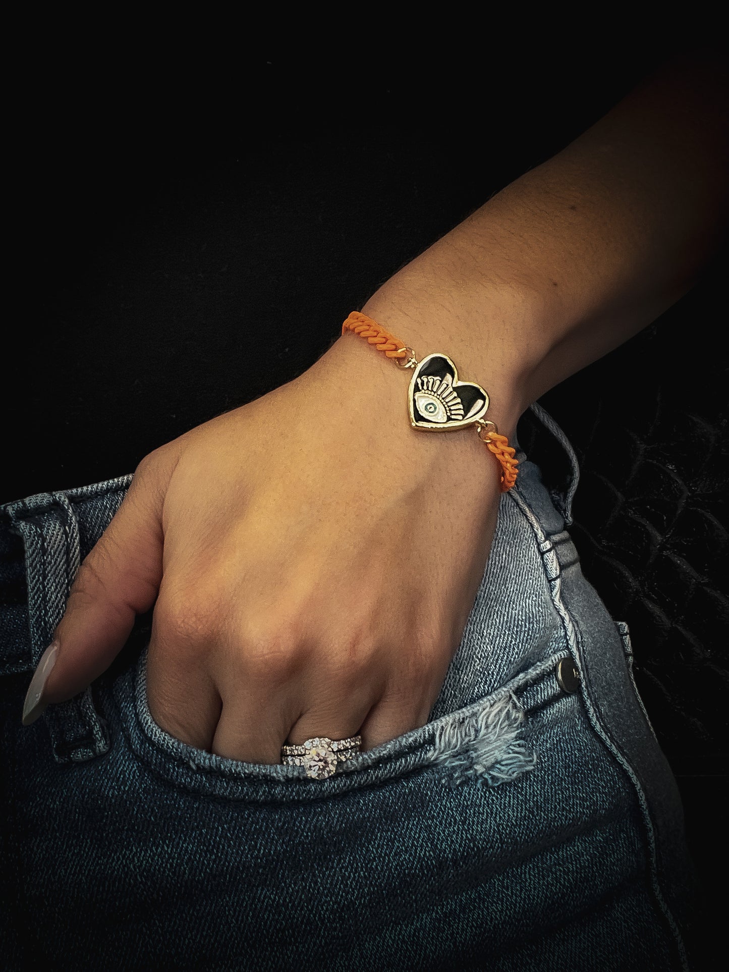 Evil Eye Enamel Bracelet