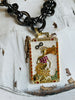 Tarot Card Gunmetal Necklace