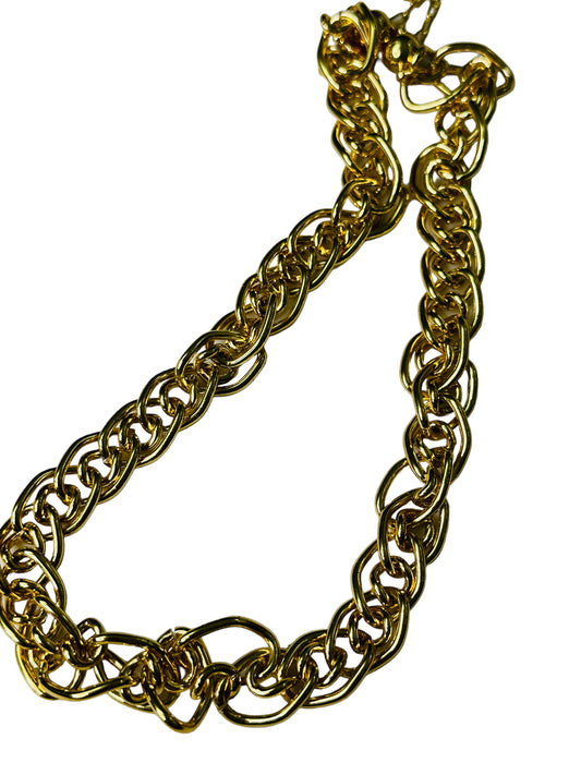 Gold Multi Link Necklace