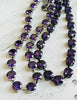 The "Evelyn" Swarovski Crystal necklace In Purple