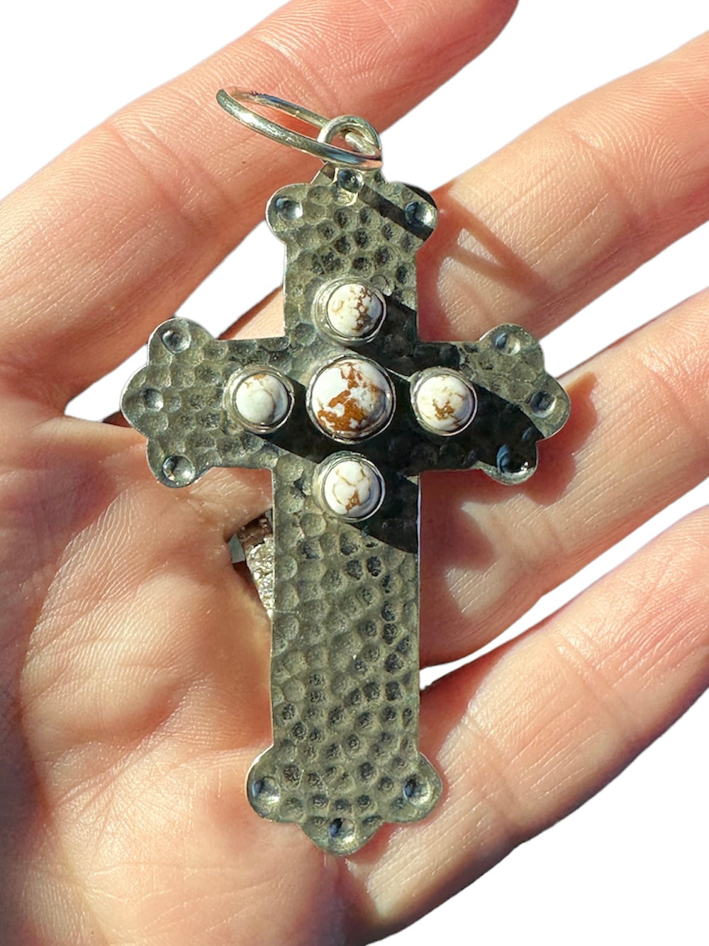 Hand Hammered HADA Cross