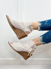 Very G Sis Open Toe Wedge in Cream