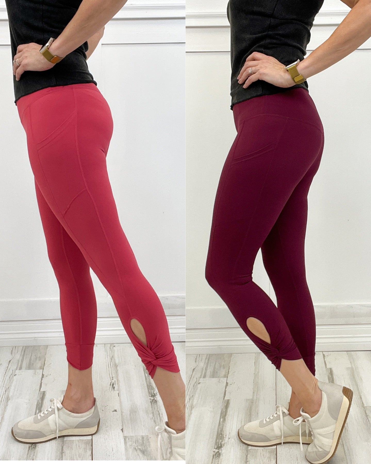Buttery Soft Capri Legging With  ankle Detail