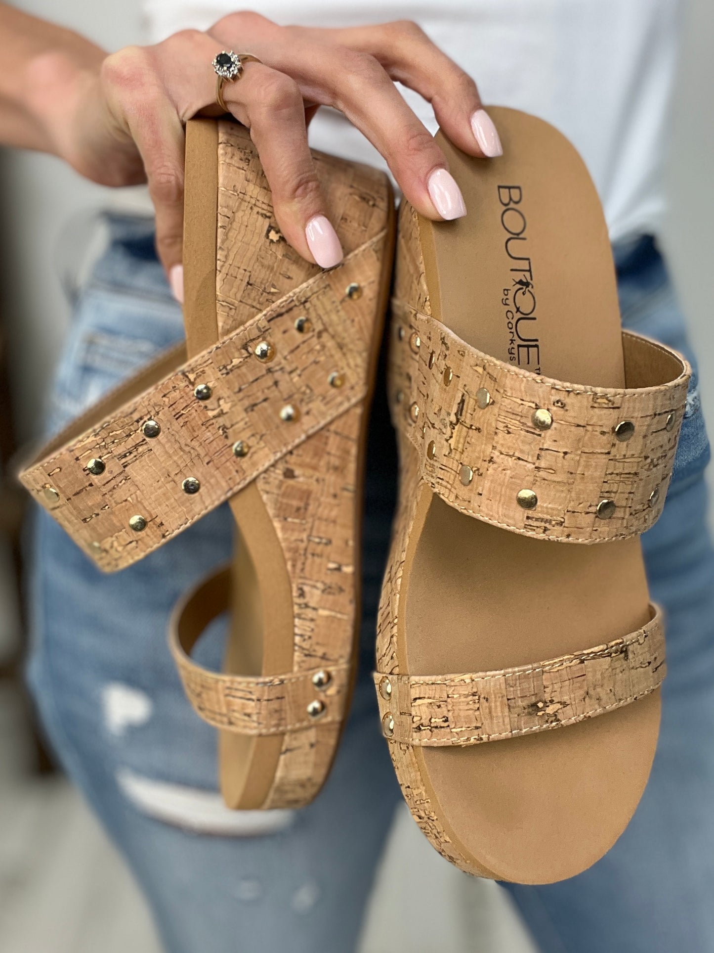 Corkys Happiness Cork Wedge