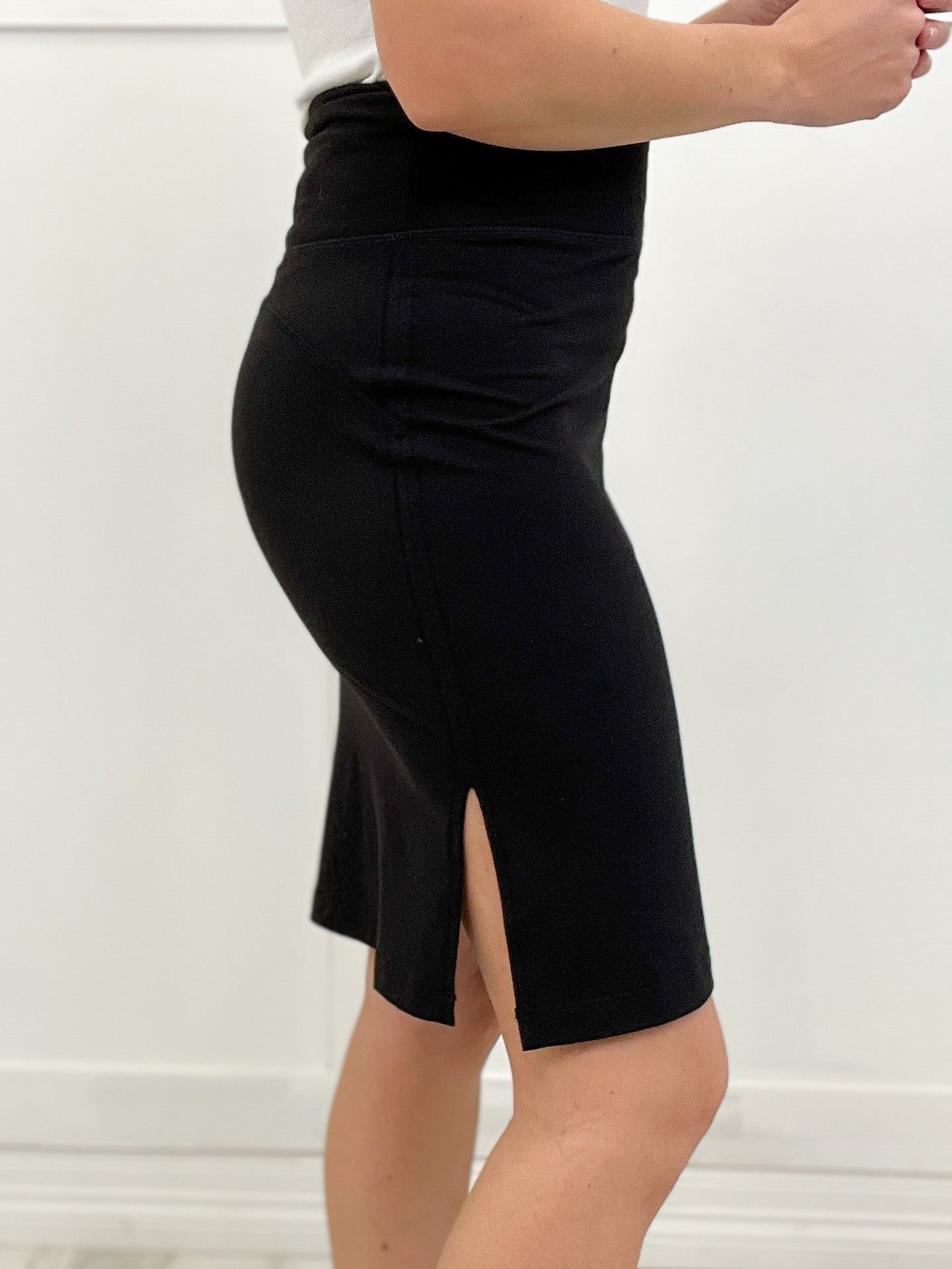 Only $12.99!! High Waist Pencil Skirt with Side Slit