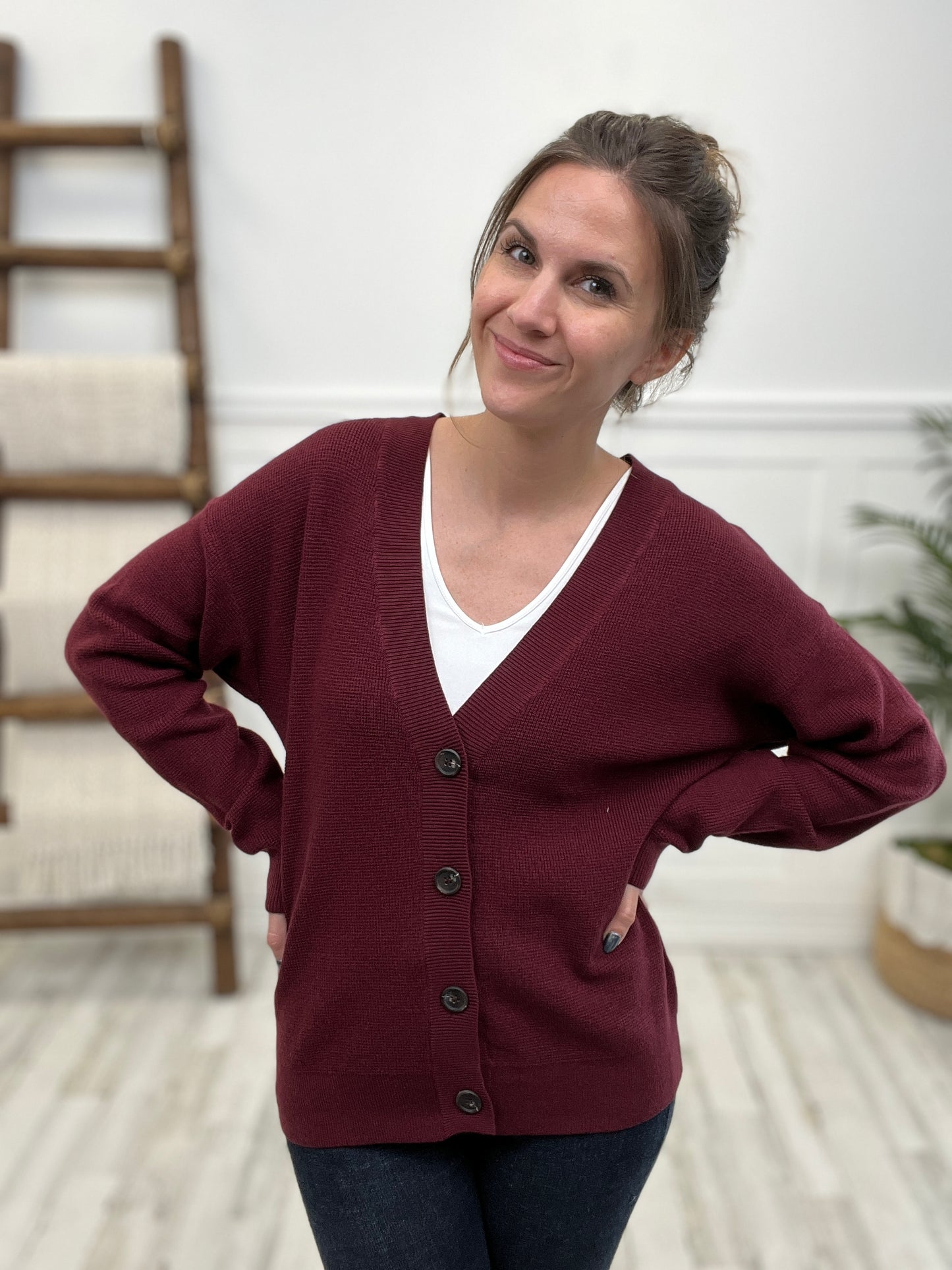 VISCOSE SWEATER CARDIGAN