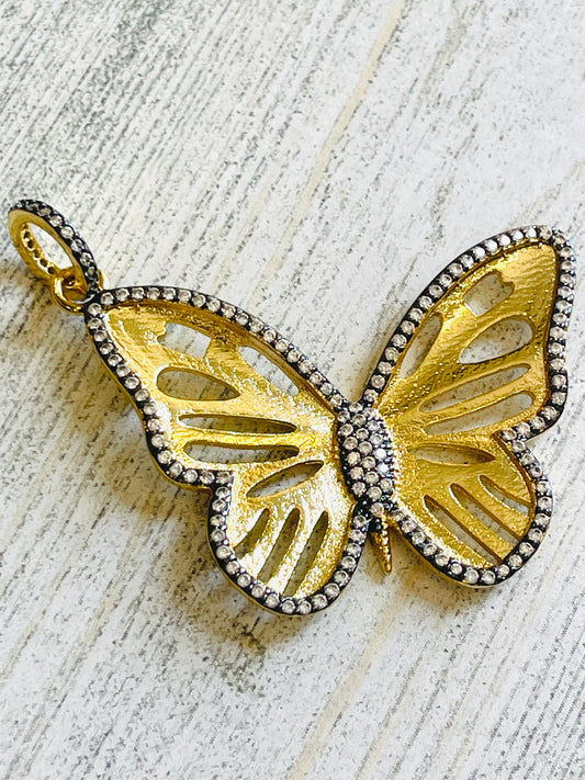 Gold Butterfly Charm - MYON