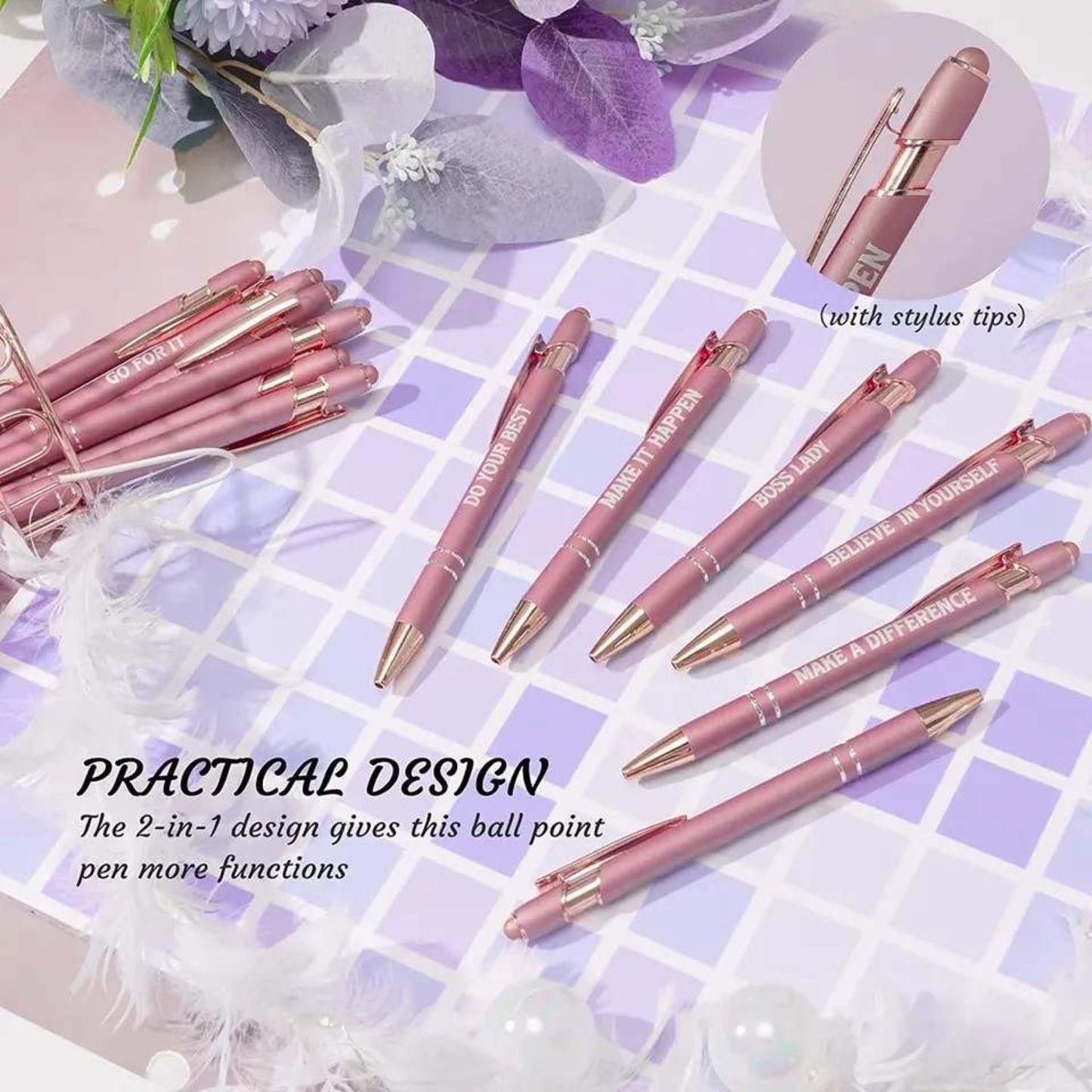 Rose Gold set of 12 Pens