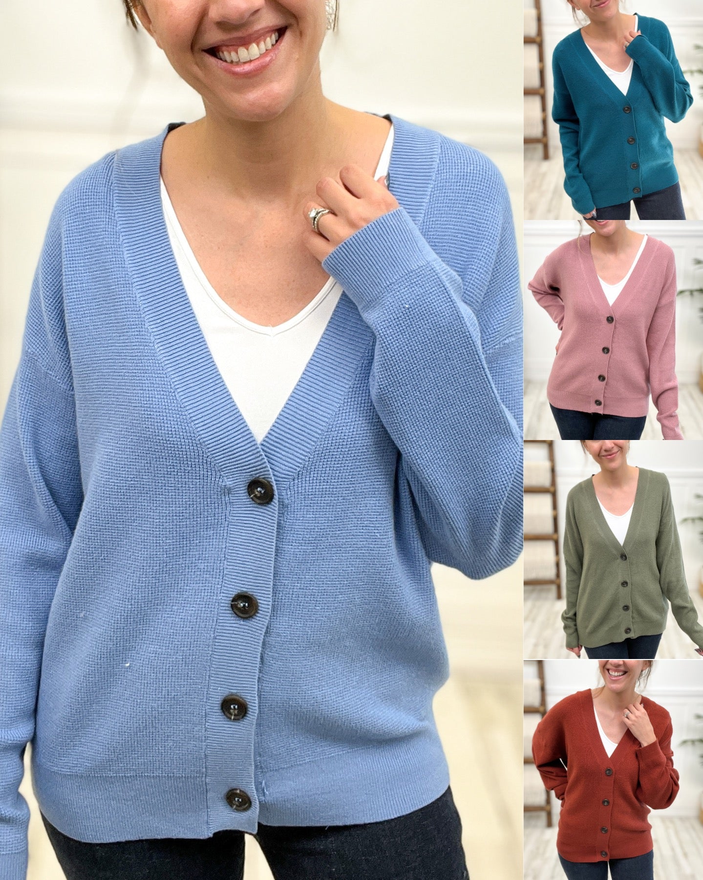 VISCOSE SWEATER CARDIGAN 3