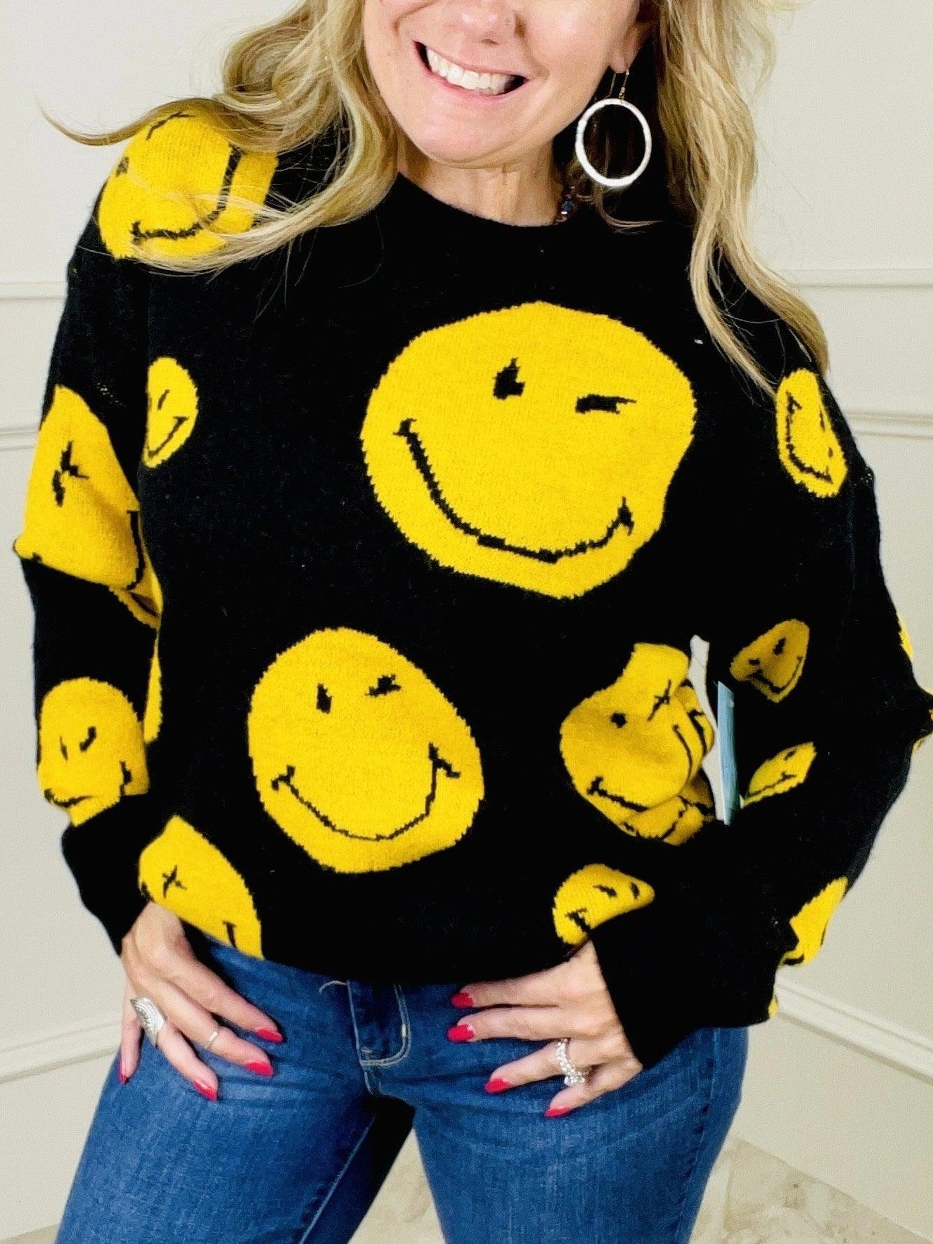 Be Happy Knit Sweater