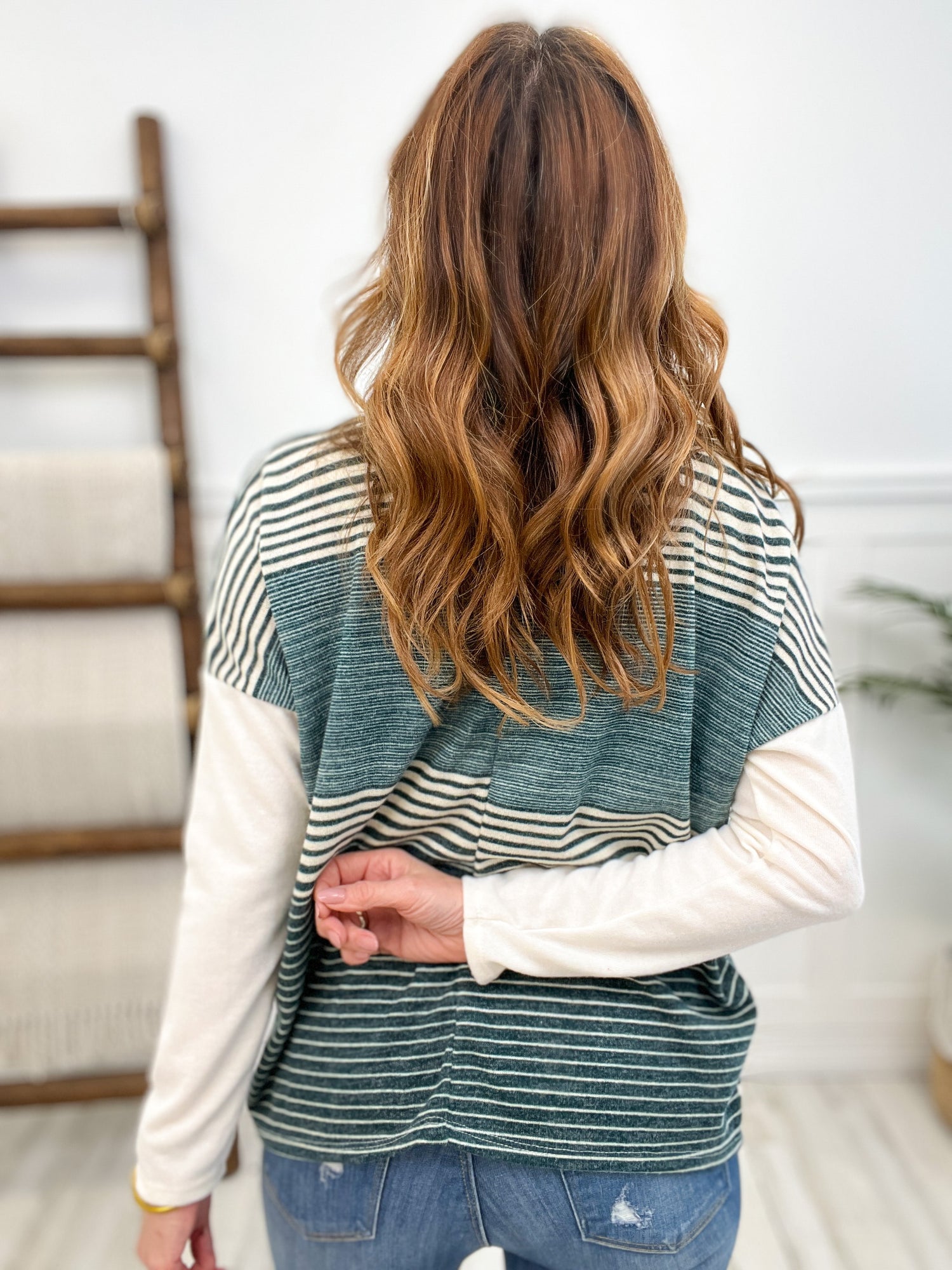 Matter of Time Striped Top