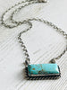 Elouise Kee Kingman Turquoise Bar Necklace