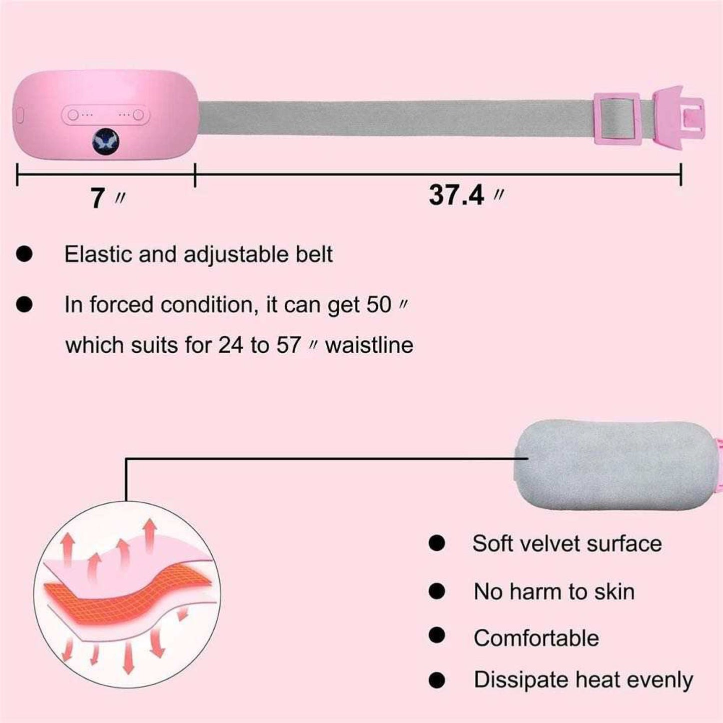 Waist Belt Heating Pad