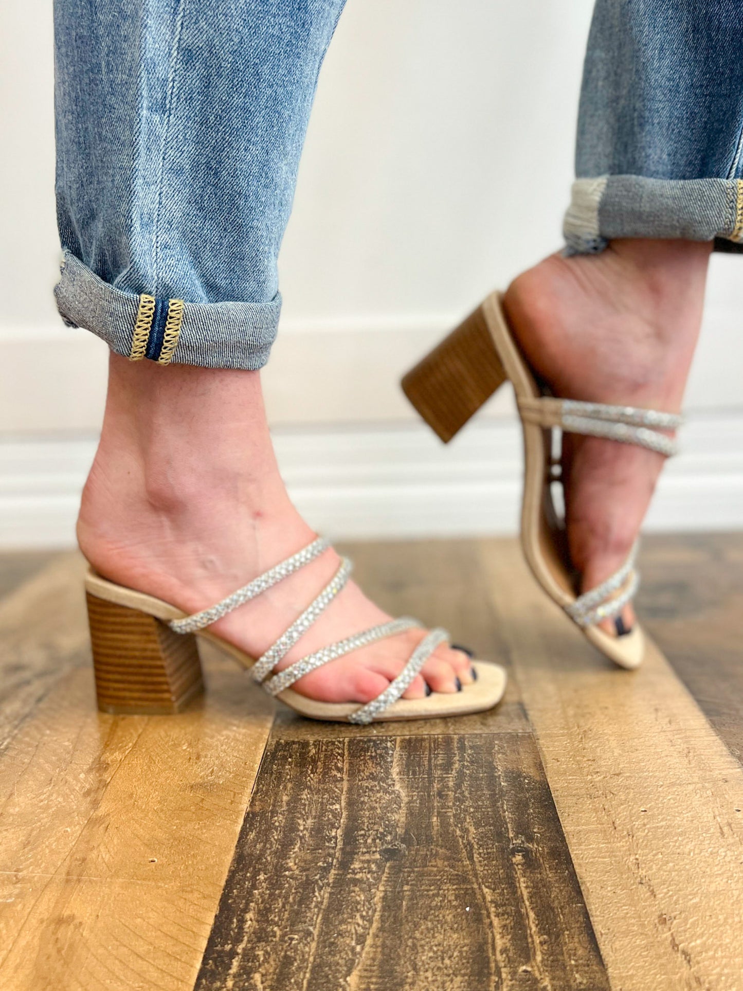 Corkys Dreamy Chunky Heel Sandals