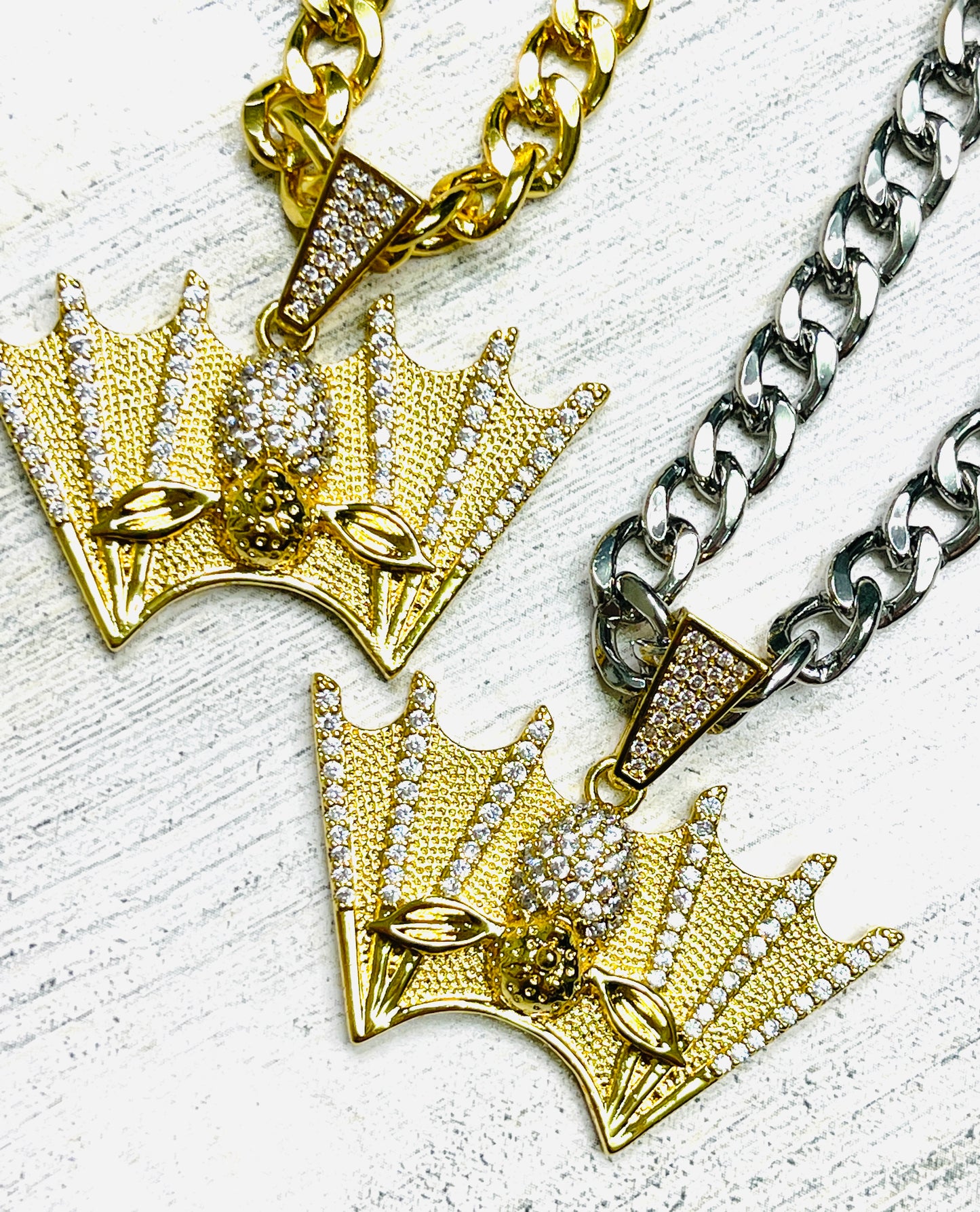 Cuban Chain Bat Necklace