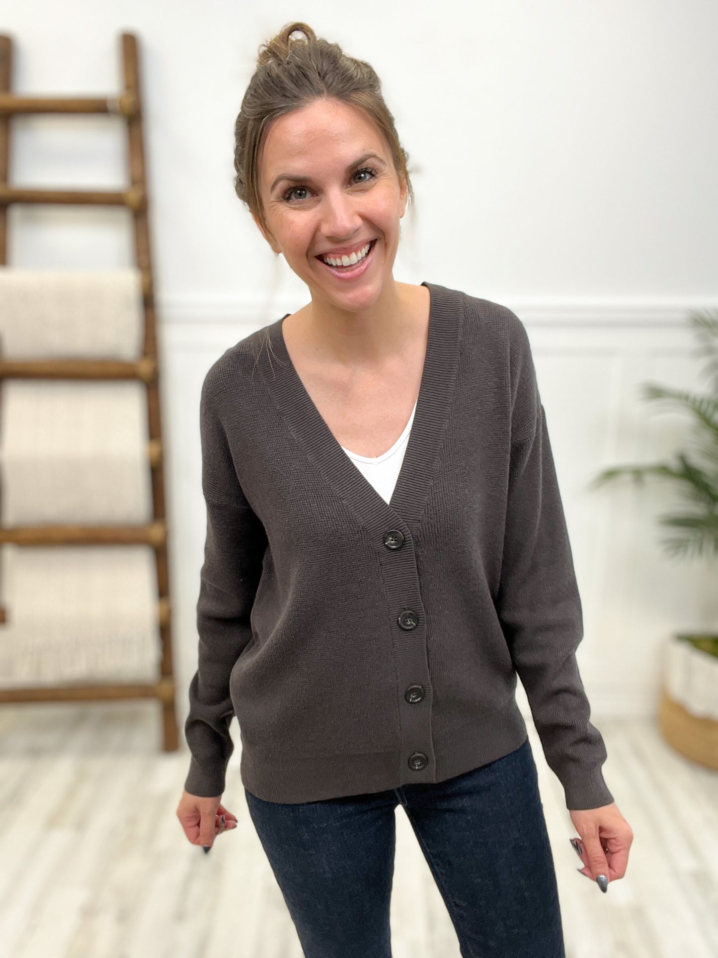 VISCOSE SWEATER CARDIGAN