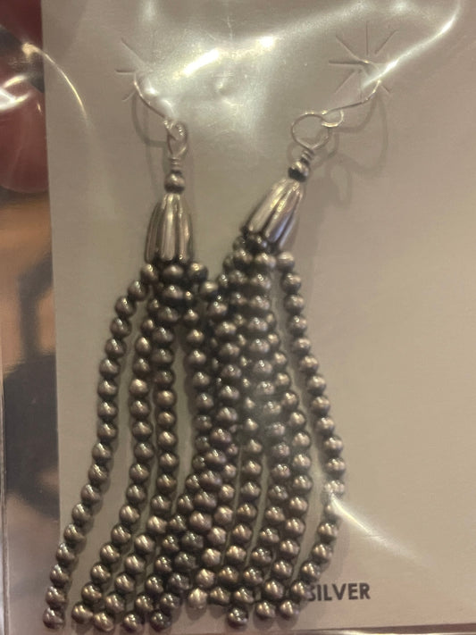 Mason Lee Multi Strand Navajo Pearl Earring