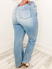 Judy Blue High Waist Pocket Detail Wide Leg Jeans