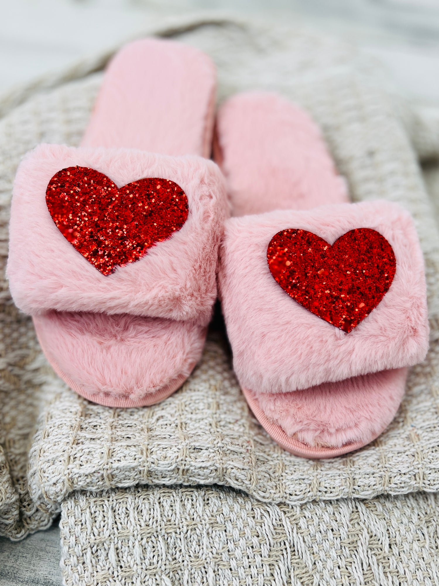 Cozy Hearts Slippers