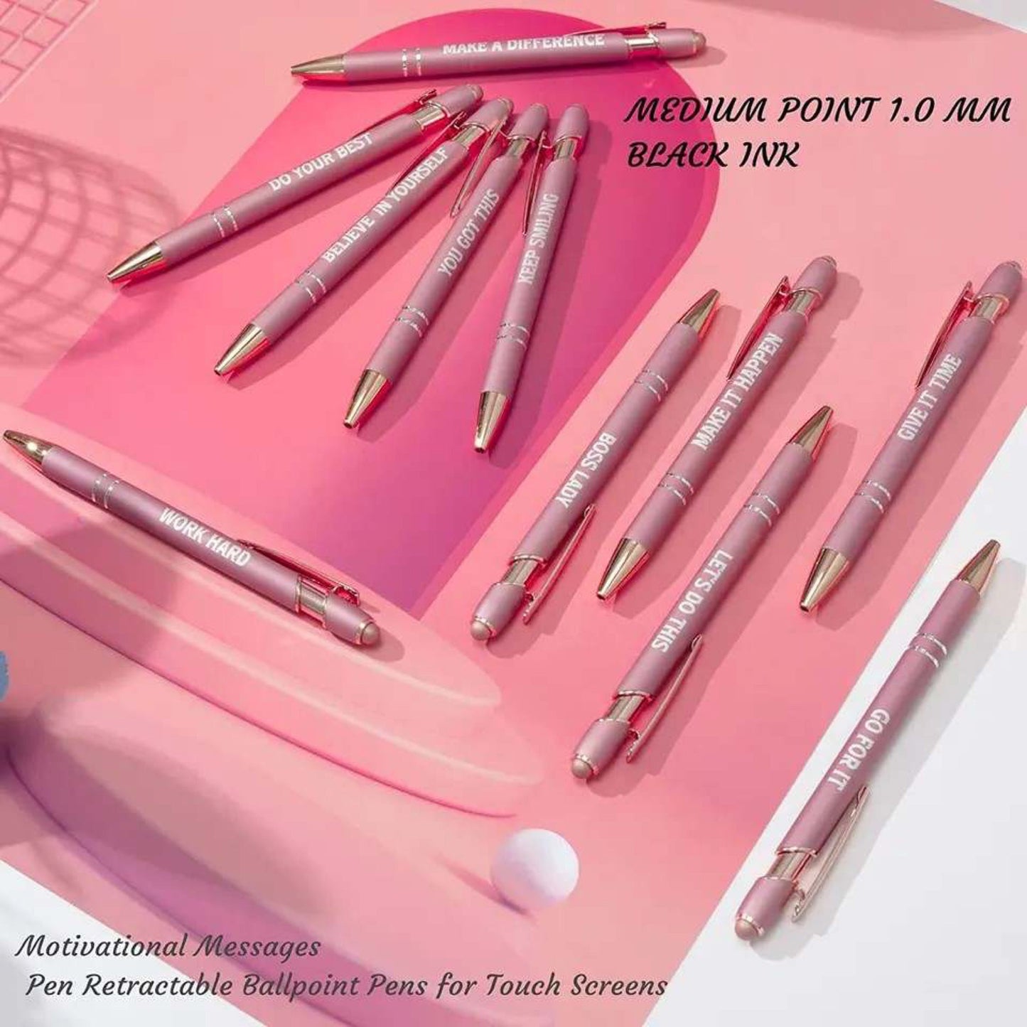 Rose Gold set of 12 Pens