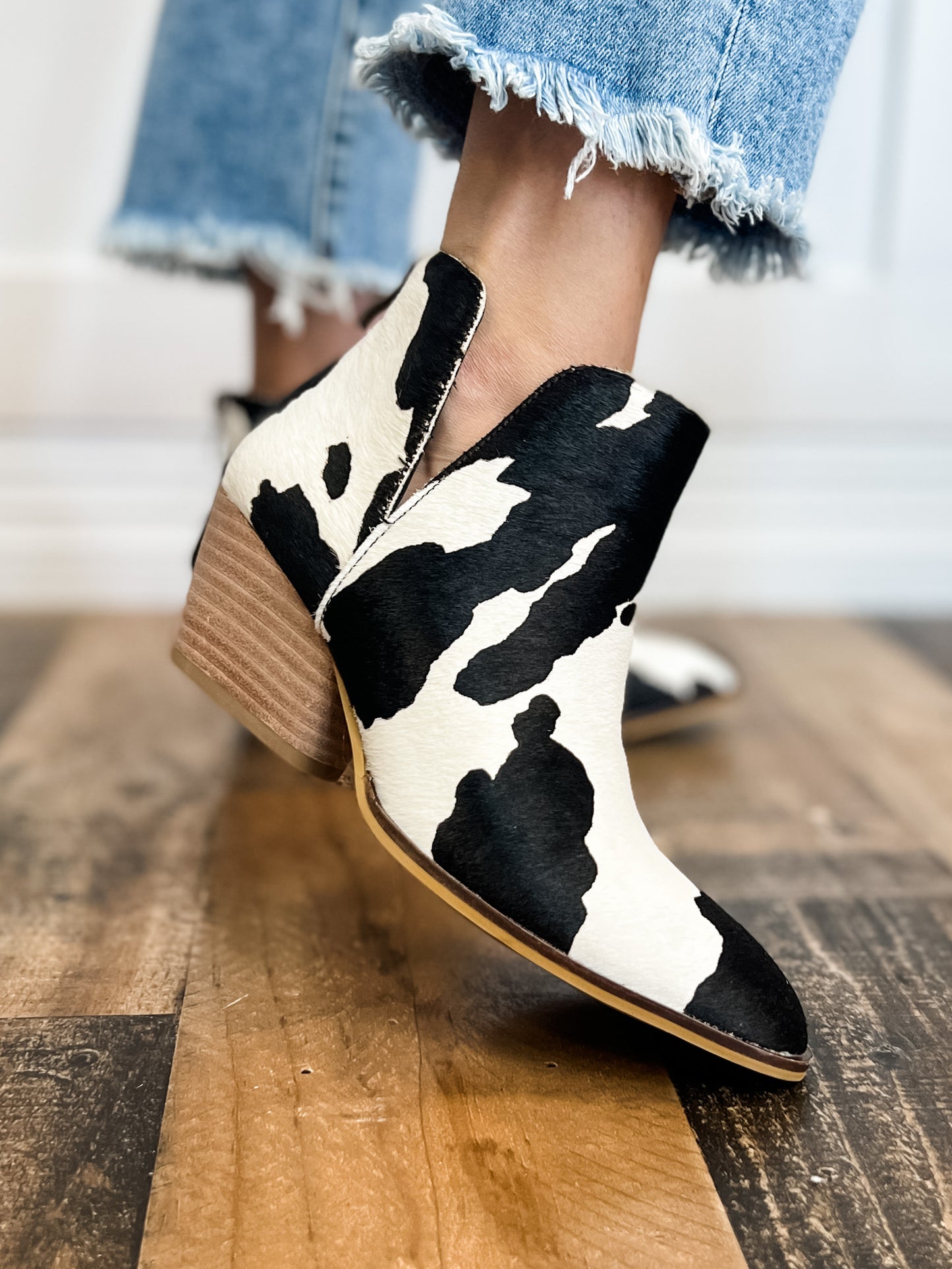 Corkys Bessie Full Leather Ankle Bootie - DAL